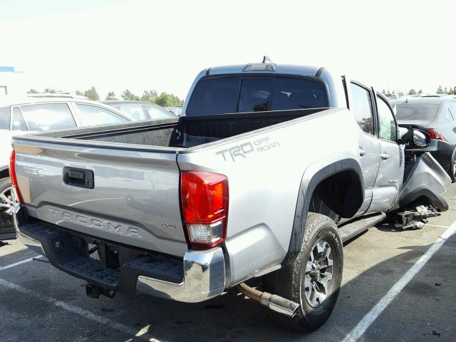 3TMAZ5CN8GM013956 - 2016 TOYOTA TACOMA DOU GRAY photo 4