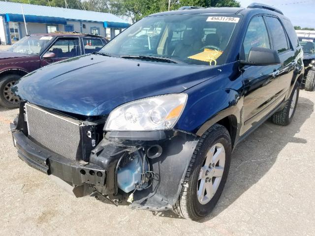 5GZEV13787J143416 - 2007 SATURN OUTLOOK XE BLUE photo 2