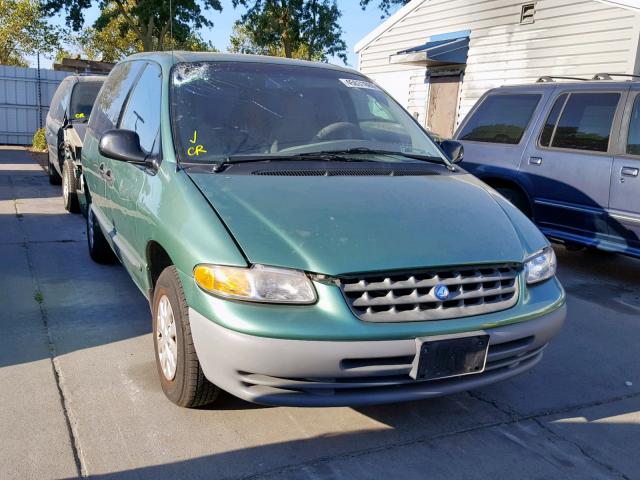 2P4FP25B8XR356493 - 1999 PLYMOUTH VOYAGER GREEN photo 1