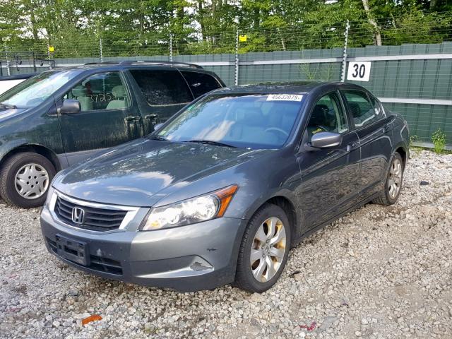 1HGCP258X8A038927 - 2008 HONDA ACCORD EXL GRAY photo 2