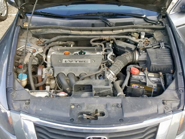 1HGCP258X8A038927 - 2008 HONDA ACCORD EXL GRAY photo 7