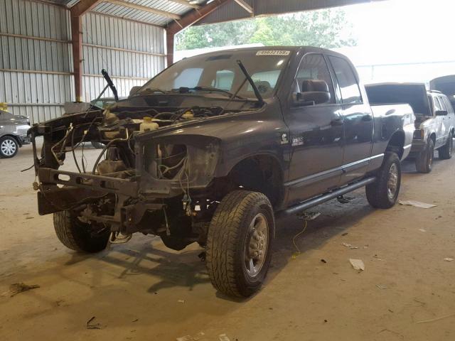 1D7KS28C97J534802 - 2007 DODGE RAM 2500 S შავი ფოტო 2