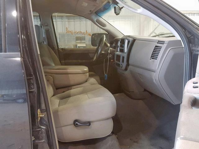 1D7KS28C97J534802 - 2007 DODGE RAM 2500 S შავი ფოტო 5