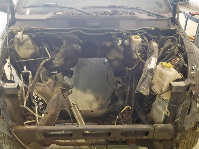 1D7KS28C97J534802 - 2007 DODGE RAM 2500 S შავი ფოტო 7