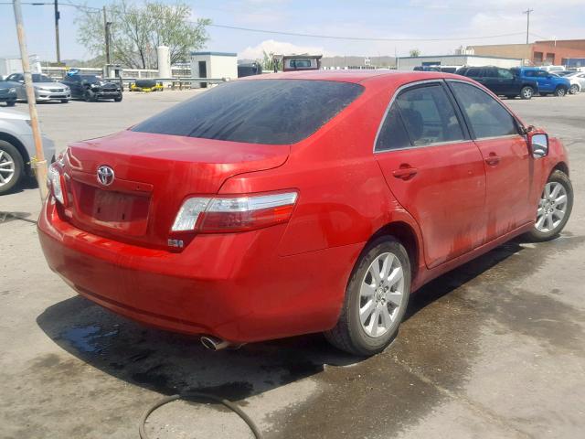 4T1BB46K98U061320 - 2008 TOYOTA CAMRY HYBR RED photo 4