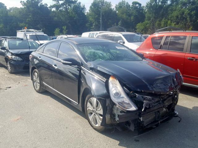 KMHEC4A42EA104878 - 2014 HYUNDAI SONATA HYB BLACK photo 1