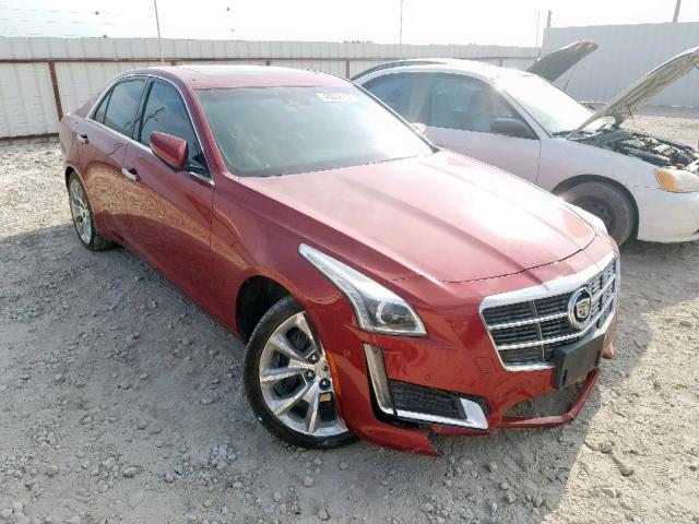 1G6AS5SX9E0134747 - 2014 CADILLAC CTS PERFOR RED photo 1