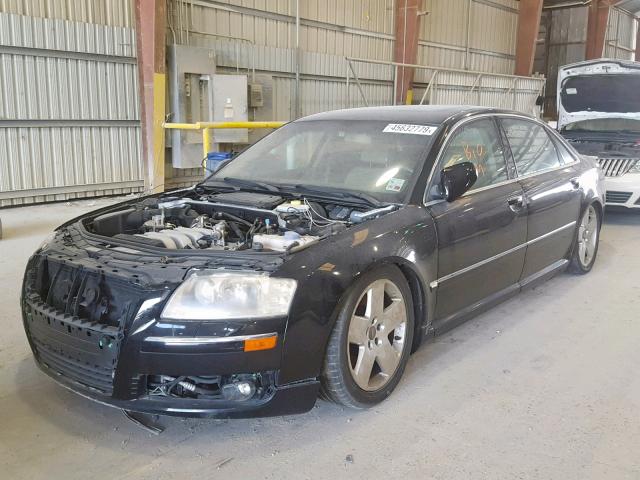 WAUMV44E07N012952 - 2007 AUDI A8 L QUATT BLACK photo 2