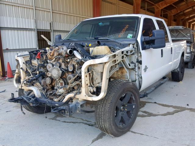 1FT7W3AT7BEB20388 - 2011 FORD F350 SUPER WHITE photo 2