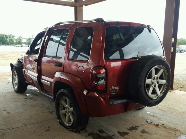 1J4GL58K46W235798 - 2006 JEEP LIBERTY LI RED photo 3