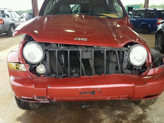 1J4GL58K46W235798 - 2006 JEEP LIBERTY LI RED photo 7