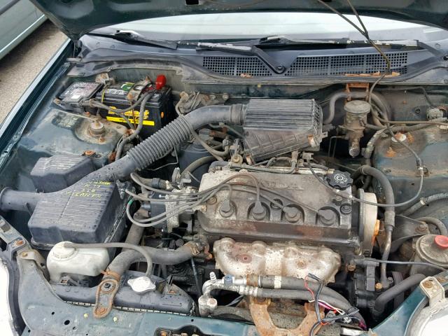 2HGEJ6616XH527487 - 1999 HONDA CIVIC BASE GREEN photo 7