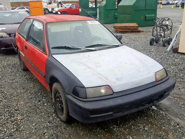 2HGED6348MH542879 - 1991 HONDA CIVIC RED photo 1