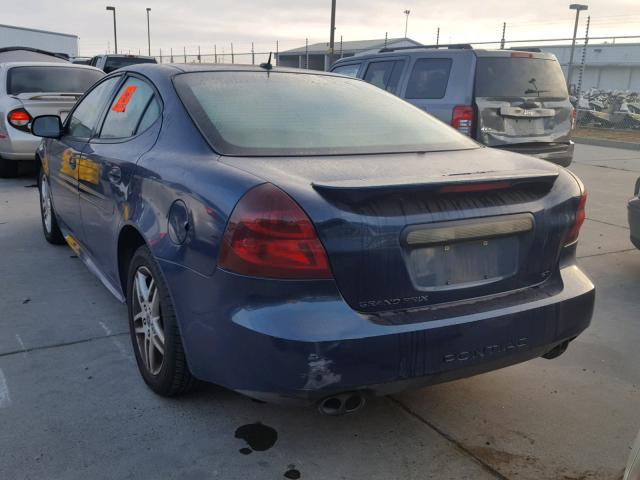 2G2WR554461154754 - 2006 PONTIAC GRAND PRIX BLUE photo 3