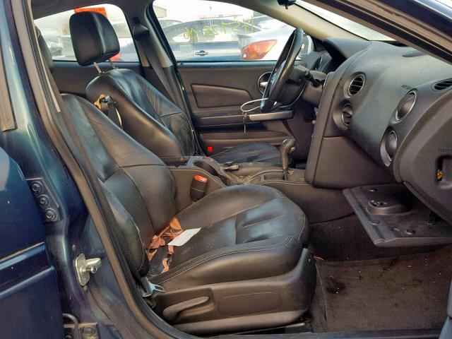 2G2WR554461154754 - 2006 PONTIAC GRAND PRIX BLUE photo 5