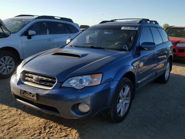 4S4BP67C064300495 - 2006 SUBARU LEGACY OUT BLUE photo 2