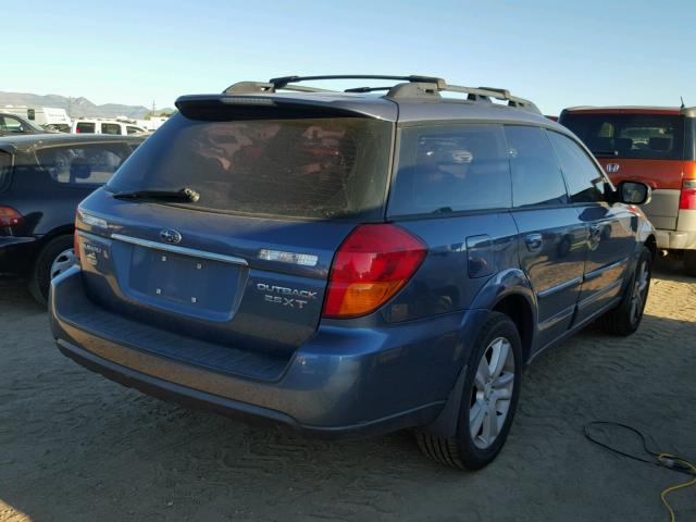 4S4BP67C064300495 - 2006 SUBARU LEGACY OUT BLUE photo 4