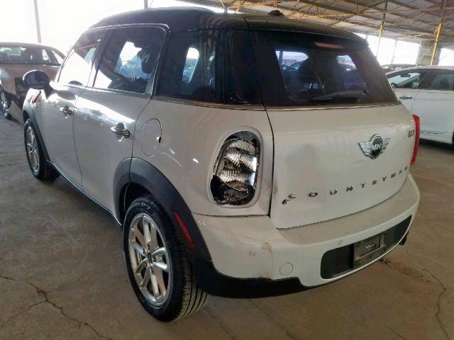 WMWZB3C50FWR45348 - 2015 MINI COOPER COU WHITE photo 3