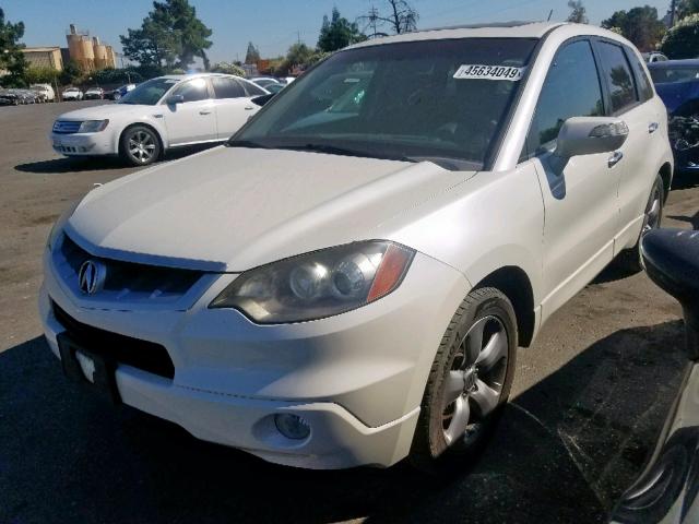 5J8TB18588A007394 - 2008 ACURA RDX TECHNO WHITE photo 2