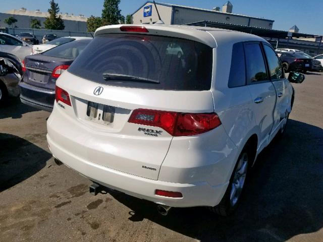 5J8TB18588A007394 - 2008 ACURA RDX TECHNO WHITE photo 4