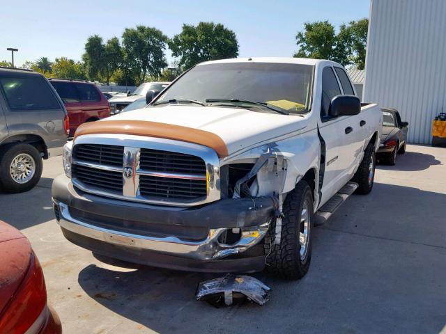 1D7HA18KX6J146328 - 2006 DODGE RAM 1500 S WHITE photo 2