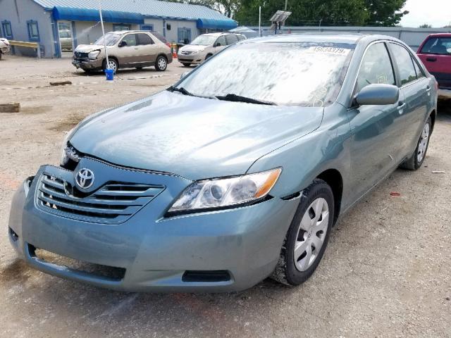 4T4BE46K19R130449 - 2009 TOYOTA CAMRY BASE GREEN photo 2