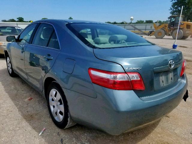 4T4BE46K19R130449 - 2009 TOYOTA CAMRY BASE GREEN photo 3