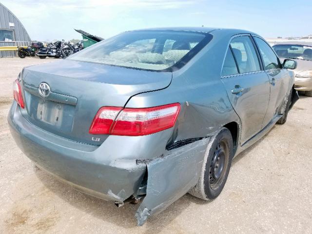 4T4BE46K19R130449 - 2009 TOYOTA CAMRY BASE GREEN photo 4