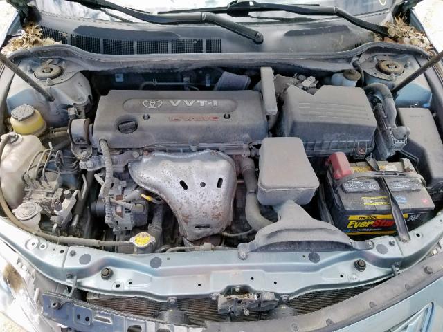 4T4BE46K19R130449 - 2009 TOYOTA CAMRY BASE GREEN photo 7