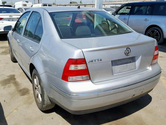 3VWRA69M25M029319 - 2005 VOLKSWAGEN JETTA GL SILVER photo 3