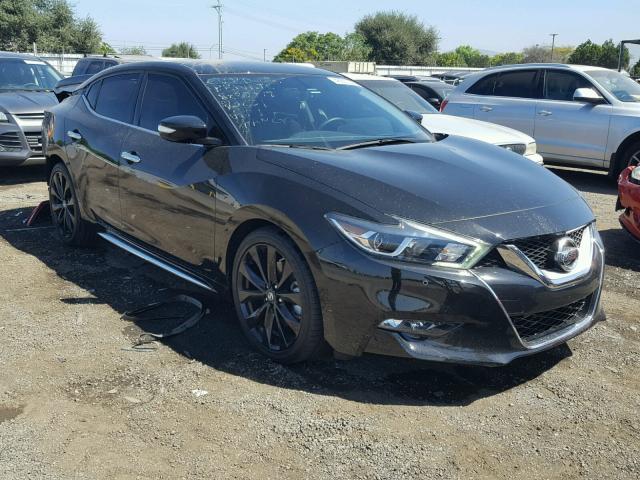 1N4AA6AP6HC394345 - 2017 NISSAN MAXIMA 3.5 BLACK photo 1