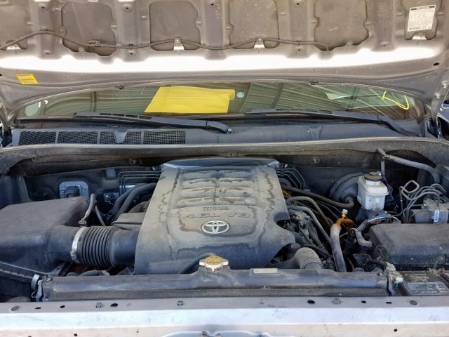 5TFRM5F19DX062924 - 2013 TOYOTA TUNDRA DOU GRAY photo 7