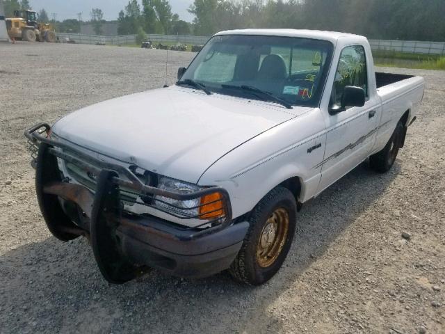 1FTYR10U83PA82847 - 2003 FORD RANGER WHITE photo 2