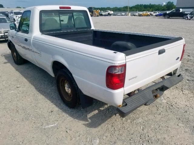 1FTYR10U83PA82847 - 2003 FORD RANGER WHITE photo 3