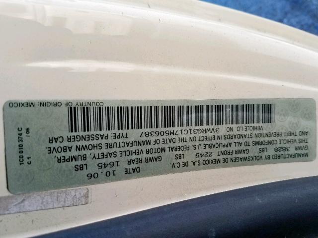 3VWRG31C17M506387 - 2007 VOLKSWAGEN NEW BEETLE Braun Foto 10