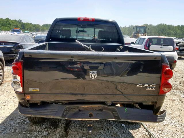 1D7HU18P97S112296 - 2007 DODGE RAM 1500 S BLACK photo 9