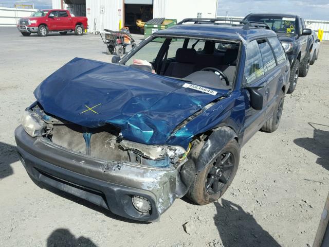 4S3BG6851T7378976 - 1996 SUBARU LEGACY OUT GREEN photo 2