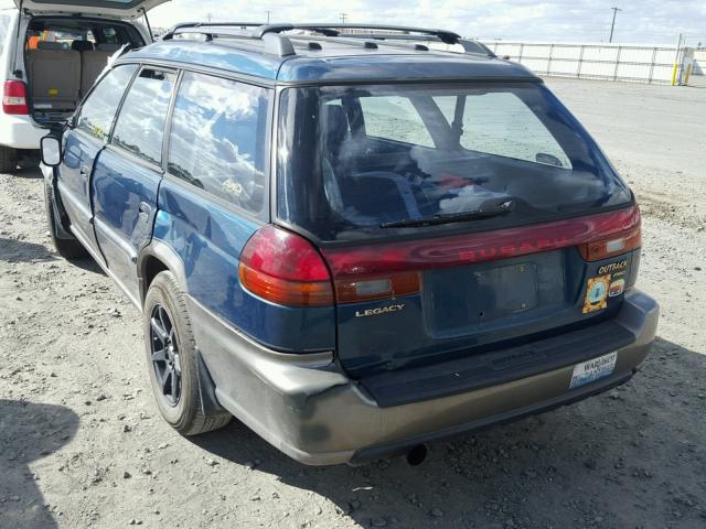 4S3BG6851T7378976 - 1996 SUBARU LEGACY OUT GREEN photo 3