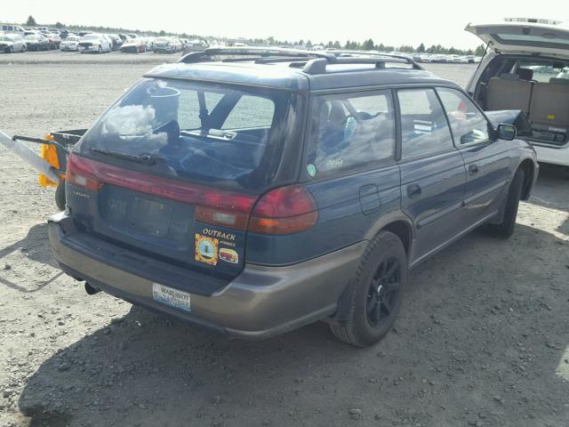 4S3BG6851T7378976 - 1996 SUBARU LEGACY OUT GREEN photo 4