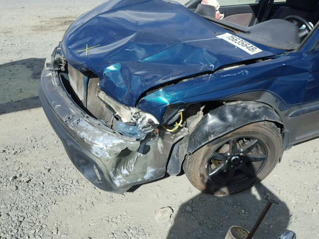 4S3BG6851T7378976 - 1996 SUBARU LEGACY OUT GREEN photo 9