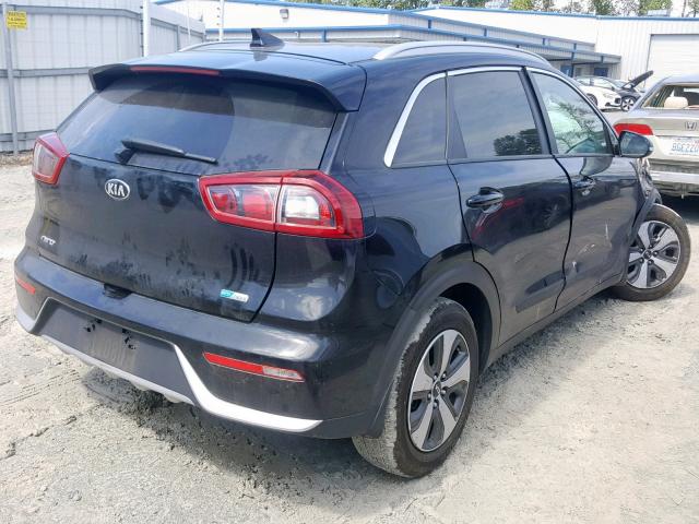 KNDCC3LC9H5102228 - 2017 KIA NIRO EX BLACK photo 4