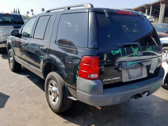 1FMZU62K24ZA00981 - 2004 FORD EXPLORER X BLACK photo 3