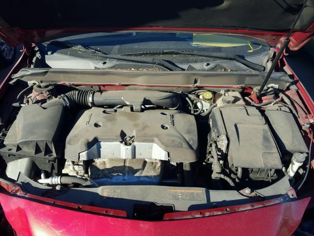 1G11C5SLXEF110986 - 2014 CHEVROLET MALIBU 1LT RED photo 7