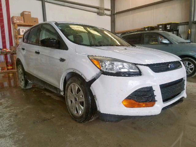 1FMCU0F7XFUB88416 - 2015 FORD ESCAPE S WHITE photo 1