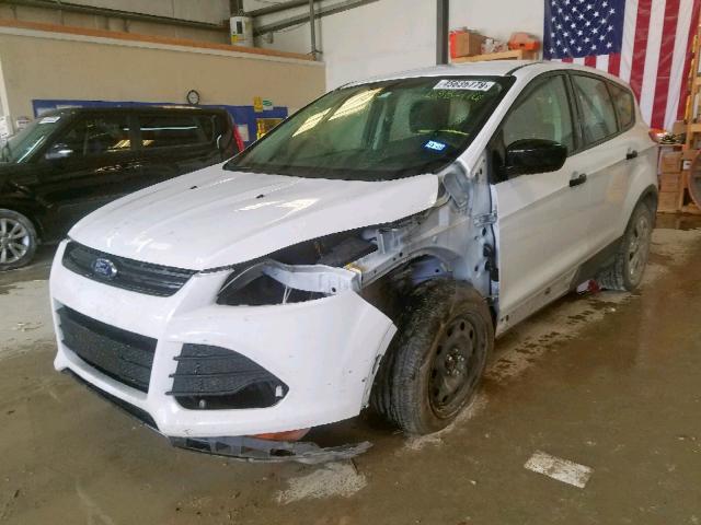 1FMCU0F7XFUB88416 - 2015 FORD ESCAPE S WHITE photo 2