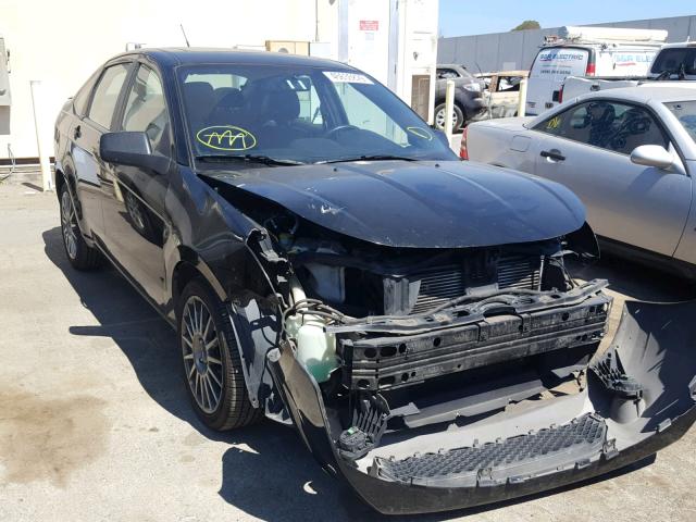 1FAHP3GN3BW127512 - 2011 FORD FOCUS SES BLACK photo 1