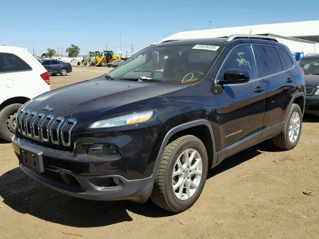 1C4PJMCS3EW285345 - 2014 JEEP CHEROKEE L BLACK photo 2