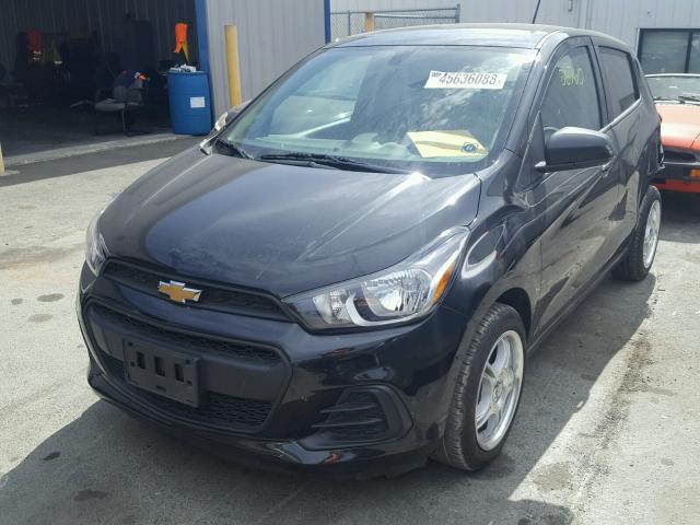 KL8CB6SAXGC628116 - 2016 CHEVROLET SPARK LS BLACK photo 2