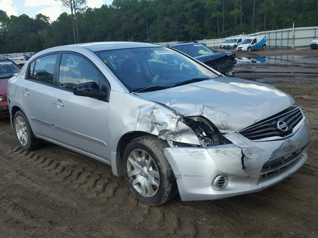 3N1AB6AP2CL718883 - 2012 NISSAN SENTRA 2.0 SILVER photo 1