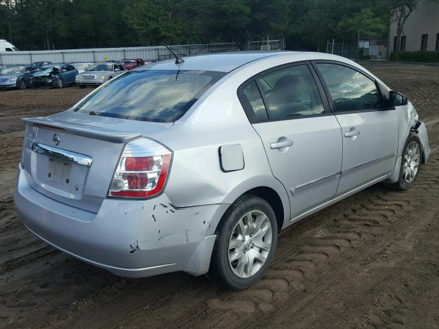 3N1AB6AP2CL718883 - 2012 NISSAN SENTRA 2.0 SILVER photo 4